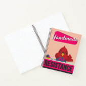 "Handmade is My Resistance" Notizblock (Innenseite)