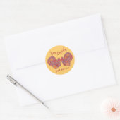 "Handmade Just for You" Aufkleber (Umschlag)
