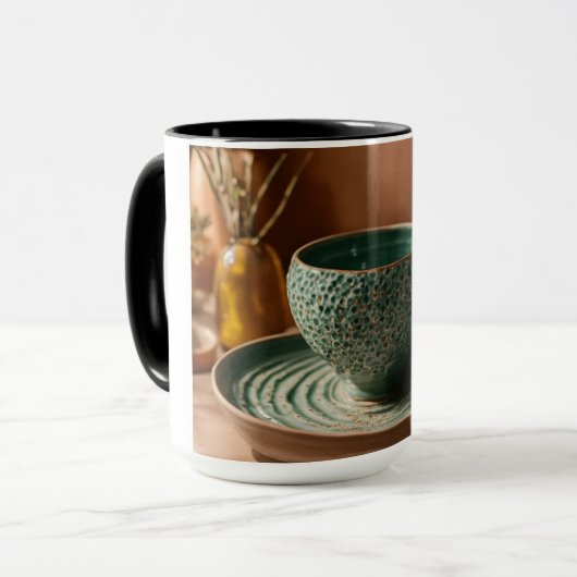 "Handmade Keramik Tasse Set" (Vorderseite Links)