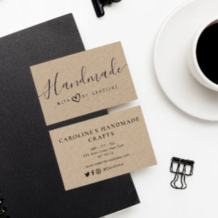 handmade-Kraftsystem Visitenkarte