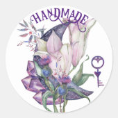 Handmade Lilly Crystal Moon Sticker (Vorderseite)