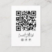 Handmade mit Liebe Business Vielen Dank Visitenkarte (Rückseite)