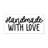 Handmade mit Liebe Business Wood Art Briefmarke Gummistempel (Prägung)