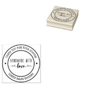 Handmade mit Liebe Danke Custom Gummistempel (Stempel)