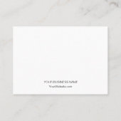 Handmade mit Liebe Dankeschön Karte (Rückseite)