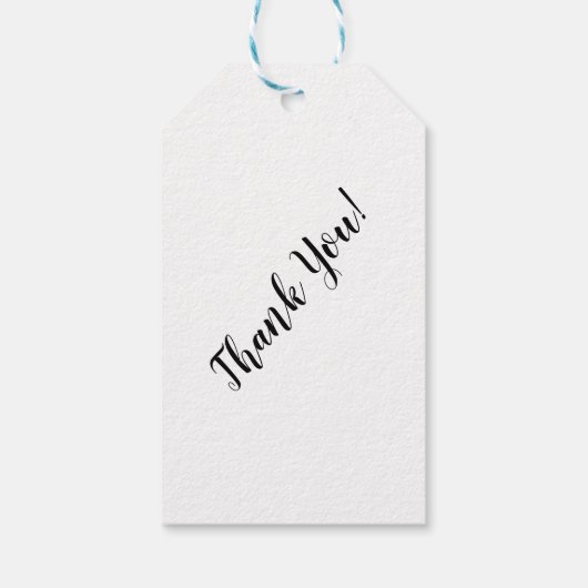 Handmade mit Liebe Herzlichen Dank Geschenkanhänger (Rückseite)