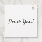 Handmade mit Liebe Knetgarn Vielen Dank Geschenkanhänger (Rückseite)