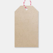 Handmade mit Liebe-kraft-Skript-benutzerdefinierte Geschenkanhänger (Rückseite)