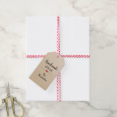 Handmade mit Liebe-kraft-Skript-benutzerdefinierte Geschenkanhänger (Mit Garn)