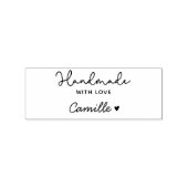 Handmade mit Liebe Modernes Script Minimalistisch Gummistempel (Prägung)