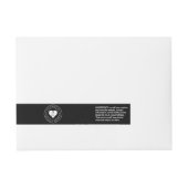 Handmade mit Liebe Product Wraround Label (Vorderseite)