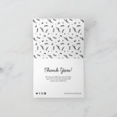 Handmade mit Liebe Vielen Dank für Ihren Einkauf Dankeskarte (Innenseite)