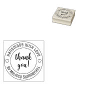 Handmade mit Liebe Vielen Dank Gummistempel (Stempel)