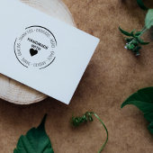 Handmade mit Liebe Vielen Dank Mehrsprachigkeit Gummistempel