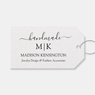 Handmade Monogram oder Add-Logo-Business-Produkt Geschenkanhänger