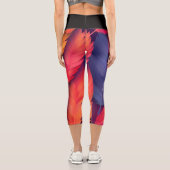 Handmade Öko Capri Leggings (Rückseite)