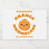 Handmade Orange Marmalade Lebensmitteletikett (Einzelnes Label)