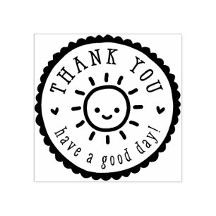 HANDMADE PACKAGING danke Ihnen Sonne haben einen g Gummistempel