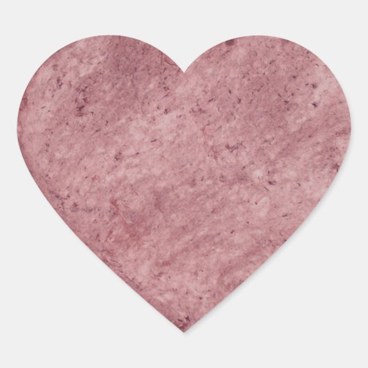Handmade Paper Heart 009 Herz-Aufkleber (Vorderseite)