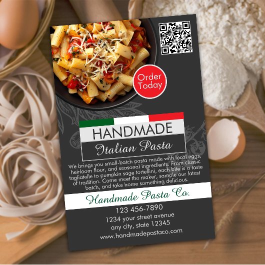 Handmade Pasta Shop Flyer