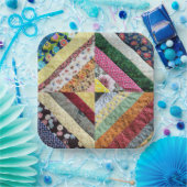 Handmade Quilt Muster Pappteller (Party)