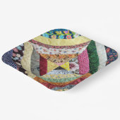 Handmade Quilt Muster Pappteller (Gewinkelt)