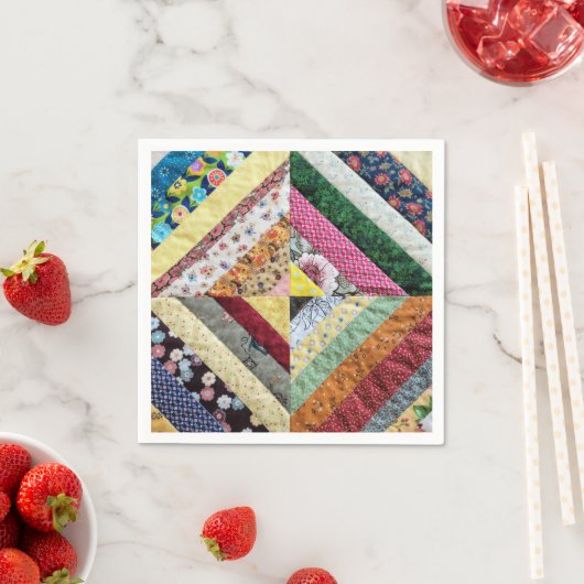 Handmade Quilt Muster Serviette (Beispiel)