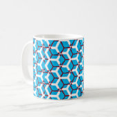 handmade raster seamless ethnic pattern with fabri kaffeetasse (Vorderseite Links)