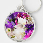 Handmade Real Dried Blume Resin ästhetische Keycha Schlüsselanhänger (Vorne)