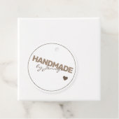 Handmade Rustic Natural Paper Simple Style Heart Geschenkanhänger (Beispiel)
