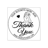 Handmade Schmuck Business Vielen Dank Gummistempel (Prägung)