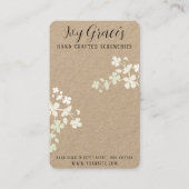 Handmade Scrunchie Card Visitenkarte (Vorderseite)