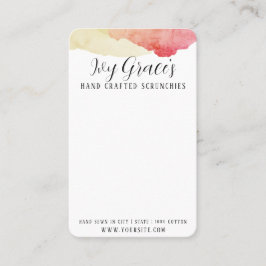 Handmade Scrunchie Card Visitenkarte