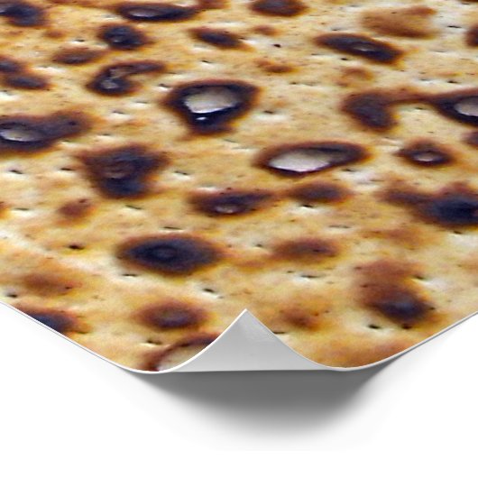 Handmade Shmura Matzah Poster (Ecke)