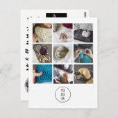 Handmade Shop Packung Beilage Collage + Coupon Postkarte (Vorne/Hinten)