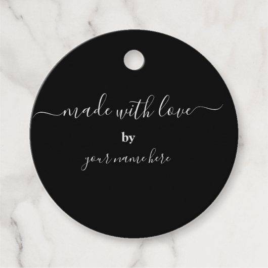 Handmade Simple Elegant Packaging Geschenkanhänger (Vorderseite)