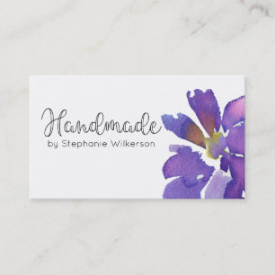 Handmade Simple Floral Business Card Visitenkarte