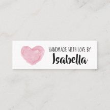 Handmade Small Business Card