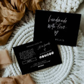 Handmade Small Business Packcard Vielen Dank