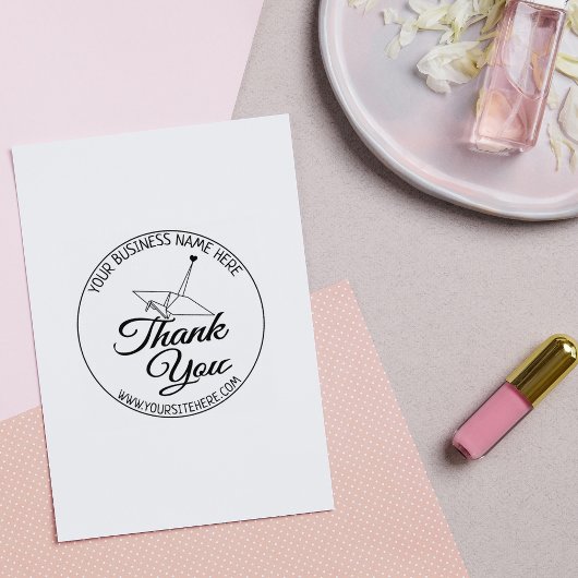 Handmade Small Business Vielen Dank Gummistempel