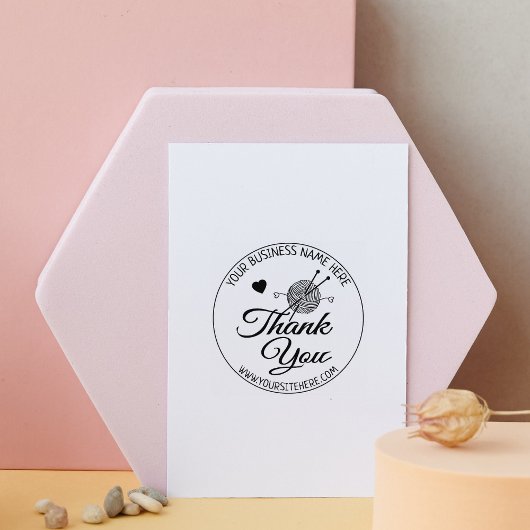 Handmade Small Business Vielen Dank Gummistempel