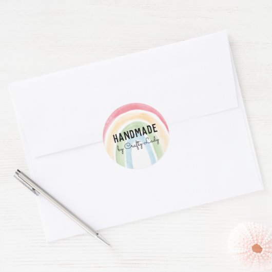 Handmade Sticker - Rainbow (Umschlag)