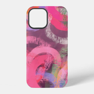 Handmade surreal abstract pattern. Modern artistic iPhone 12 Hülle
