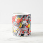 Handmade surreal abstract pattern. Modern artistic Kaffeetasse (Mittel)