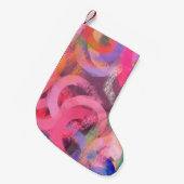 Handmade surreal abstract pattern. Modern artistic Kleiner Weihnachtsstrumpf (Vorderansicht (hängend))