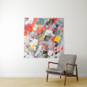 Handmade surreal abstract pattern. Modern artistic Wandteppich (Beispiel)
