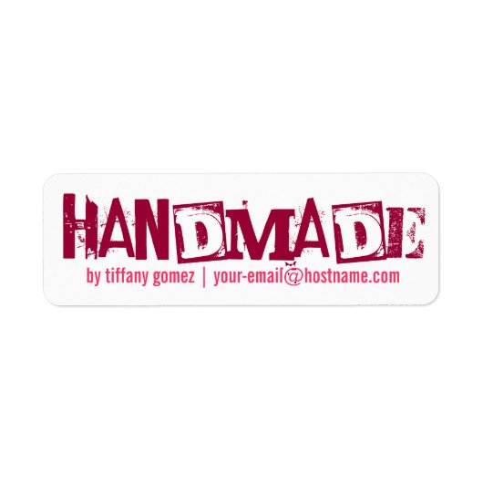 Handmade-Tag (Vorne)
