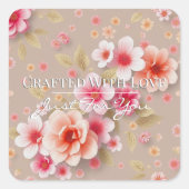 Handmade Thank You Stickers • Cute Order Packaging (Vorderseite)