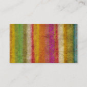 Handmade-Visitenkarten Visitenkarte (Rückseite)