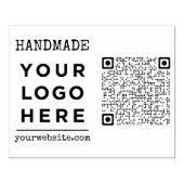 Handmade Website Business Logo QN Code Benutzerdef Gummistempel (Prägung)